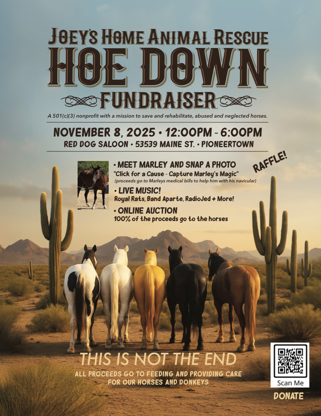 Joey's Animal Rescue Flier